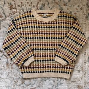 Women’s Multicolor Knit Sweater oversized fit